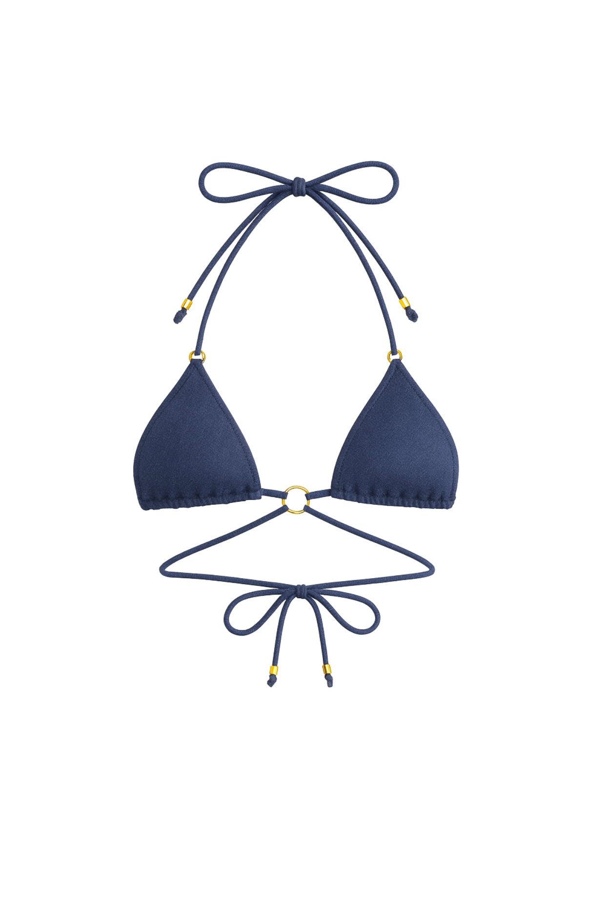 VIXEN WRAP TRIANGLE TOP – JEAN